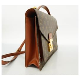 Louis Vuitton-Louis Vuitton Monogram Monceau Shoulder Bag-Brown