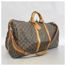 Louis Vuitton-Louis Vuitton Monogram Keepall Bandouliere 60-Brown