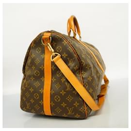 Louis Vuitton-Louis Vuitton Monogram Keepall Bandouliere 55-Brown