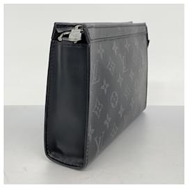 Louis Vuitton-Louis Vuitton Monogram Eclipse Gaston Shoulder Bag-Black