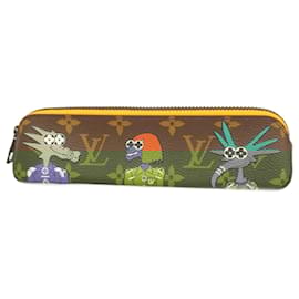 Louis Vuitton-Louis Vuitton Monogram Pen Case-Brown,Multiple colors