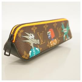 Louis Vuitton-Louis Vuitton Monogram Pen Case-Brown,Multiple colors