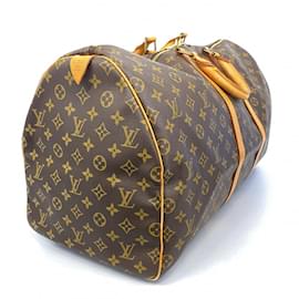 Louis Vuitton-Louis Vuitton Monogram Keepall 55 Boston Bag-Brown