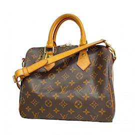 Louis Vuitton-Louis Vuitton Monogram Speedy Bandouliere 25 Handbag-Brown