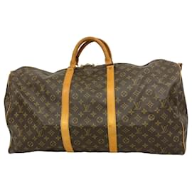 Louis Vuitton-Louis Vuitton Boston Bag Monogram Keepall Bandouliere 60-Brown
