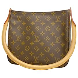 Louis Vuitton-Louis Vuitton Monogram Looping MM Shoulder Bag-Brown
