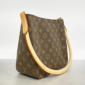 Louis Vuitton-Louis Vuitton Monogram Looping MM Shoulder Bag-Brown