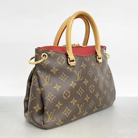 Louis Vuitton-Louis Vuitton Monogram Pallas BB Handbag-Brown,Fuschia