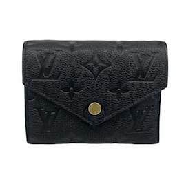 Louis Vuitton-Louis Vuitton Tri-fold Wallet in Noir-Black