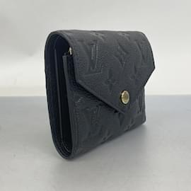 Louis Vuitton-Louis Vuitton Tri-fold Wallet in Noir-Black