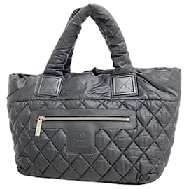 Chanel-Chanel Tote Bag Coco Cocoon Nylon Black-Black