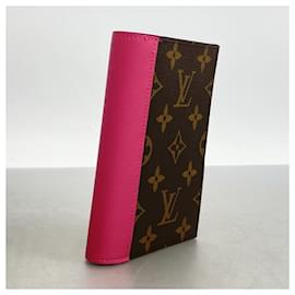 Louis Vuitton-Louis Vuitton Passport Cover-Brown,Pink