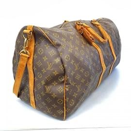 Louis Vuitton-Louis Vuitton Monogram Keepall Bandouliere 60-Brown