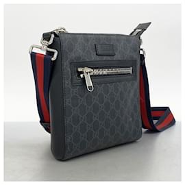 Gucci-Bolsa de Ombro Gucci GG Supreme 523599-Preto