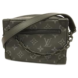 Louis Vuitton-Louis Vuitton Monogram Eclipse Mini Soft Trunk Shoulder Bag-Black