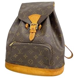 Louis Vuitton-Louis Vuitton Monogram Montsouris MM Backpack-Brown