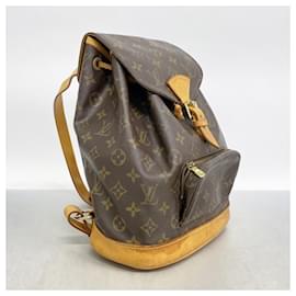 Louis Vuitton-Louis Vuitton Monogram Montsouris MM Backpack-Brown