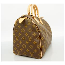 Louis Vuitton-Louis Vuitton Monogram Speedy 30 Handbag-Brown