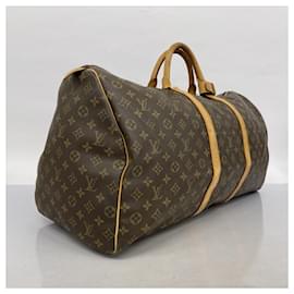 Louis Vuitton-Louis Vuitton Monogram Keepall 60 Boston Bag-Brown