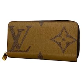 Louis Vuitton-Louis Vuitton Long Wallet Monogram Giant Reverse-Brown