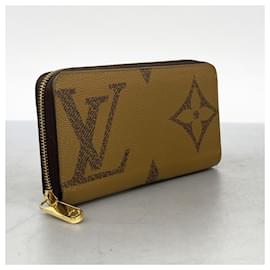 Louis Vuitton-Louis Vuitton Long Wallet Monogram Giant Reverse-Brown