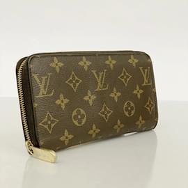 Louis Vuitton-Louis Vuitton Monogram Zippy Long Wallet-Brown
