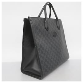 Gucci-Gucci Tote Bag GG Supreme 674148-Black