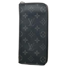 Louis Vuitton-Louis Vuitton Long Wallet Monogram Eclipse-Black