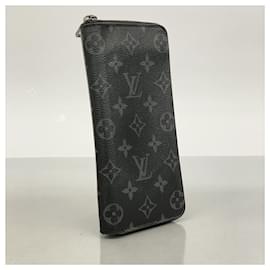 Louis Vuitton-Louis Vuitton Long Wallet Monogram Eclipse-Black