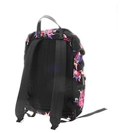 Prada-Prada Heart Backpack in Black and Pink-Black,Pink