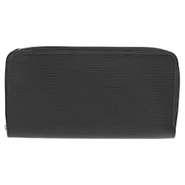 Louis Vuitton-Louis Vuitton Epi Zippy Wallet Noir-Black