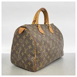 Louis Vuitton-Louis Vuitton Monogram Speedy 30 Handbag-Brown