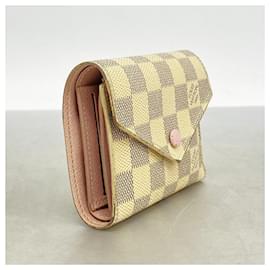 Louis Vuitton-Louis Vuitton Tri-fold Wallet in Rose Ballerine and White-Pink,White