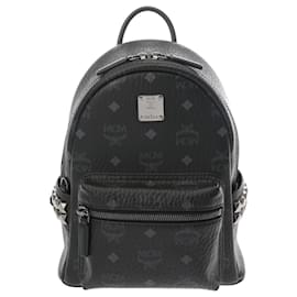 MCM-MCM Side Studs Backpack-Black