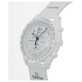 Autre Marque-Swatch OMEGA Mission to Earth Moonphase SO33W700 Men's Watch-Other