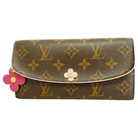 Louis Vuitton-Louis Vuitton Long Wallet Monogram Portefeuille Emily M64202-Brown