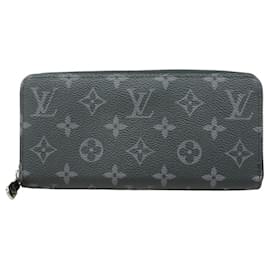 Louis Vuitton-Louis Vuitton Long Wallet Monogram Eclipse-Black