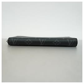 Louis Vuitton-Louis Vuitton Long Wallet Monogram Eclipse-Black