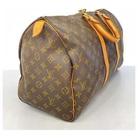Louis Vuitton-Louis Vuitton Monogram Keepall 45 Boston Bag-Brown
