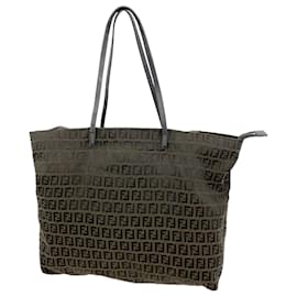 Fendi-Sac fourre-tout Fendi Zucchino noir et rose-Noir