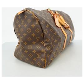 Louis Vuitton-Louis Vuitton Monogram Keepall 50 Boston Bag-Brown