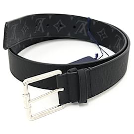 Louis Vuitton-Louis Vuitton Monogram Eclipse Belt-Brown,Black