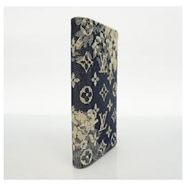 Louis Vuitton-Louis Vuitton Long Wallet in Navy-Navy blue