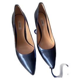 Escarpins Guess en cuir bleu Bleu