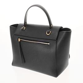 Céline-Celine Belt Bag Micro Black Women's Calfskin Handbag-Black