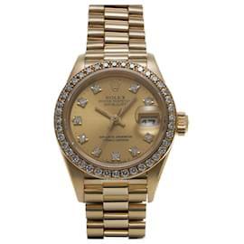 Rolex-Rolex Datejust Bezel Diamond 69138G N Series Ladies Watch-Other