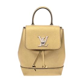 Louis Vuitton-Louis Vuitton Lockme Backpack Mini-Golden