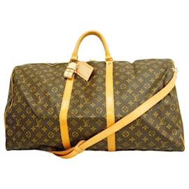 Louis Vuitton-Louis Vuitton Monogram Keepall Bandouliere 60-Brown