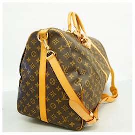 Louis Vuitton-Louis Vuitton Monogram Keepall Bandouliere 60-Brown