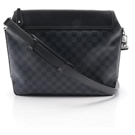 Louis Vuitton-Louis Vuitton Greenwich Shoulder Bag-Navy blue